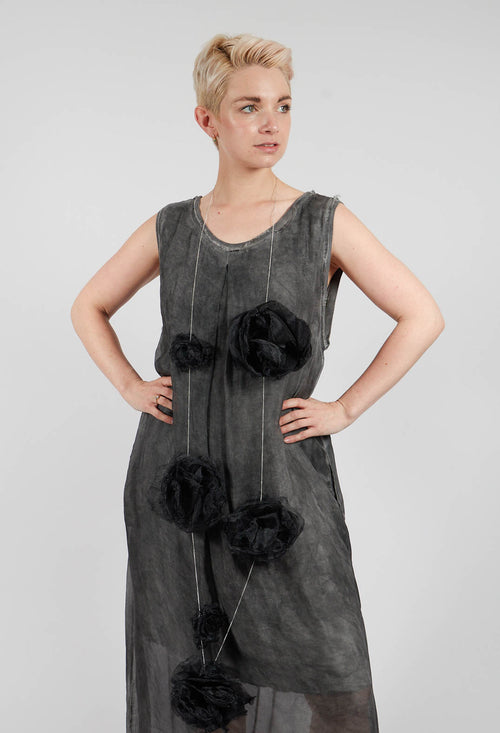 Maxi Adjustable Necklace in Nero