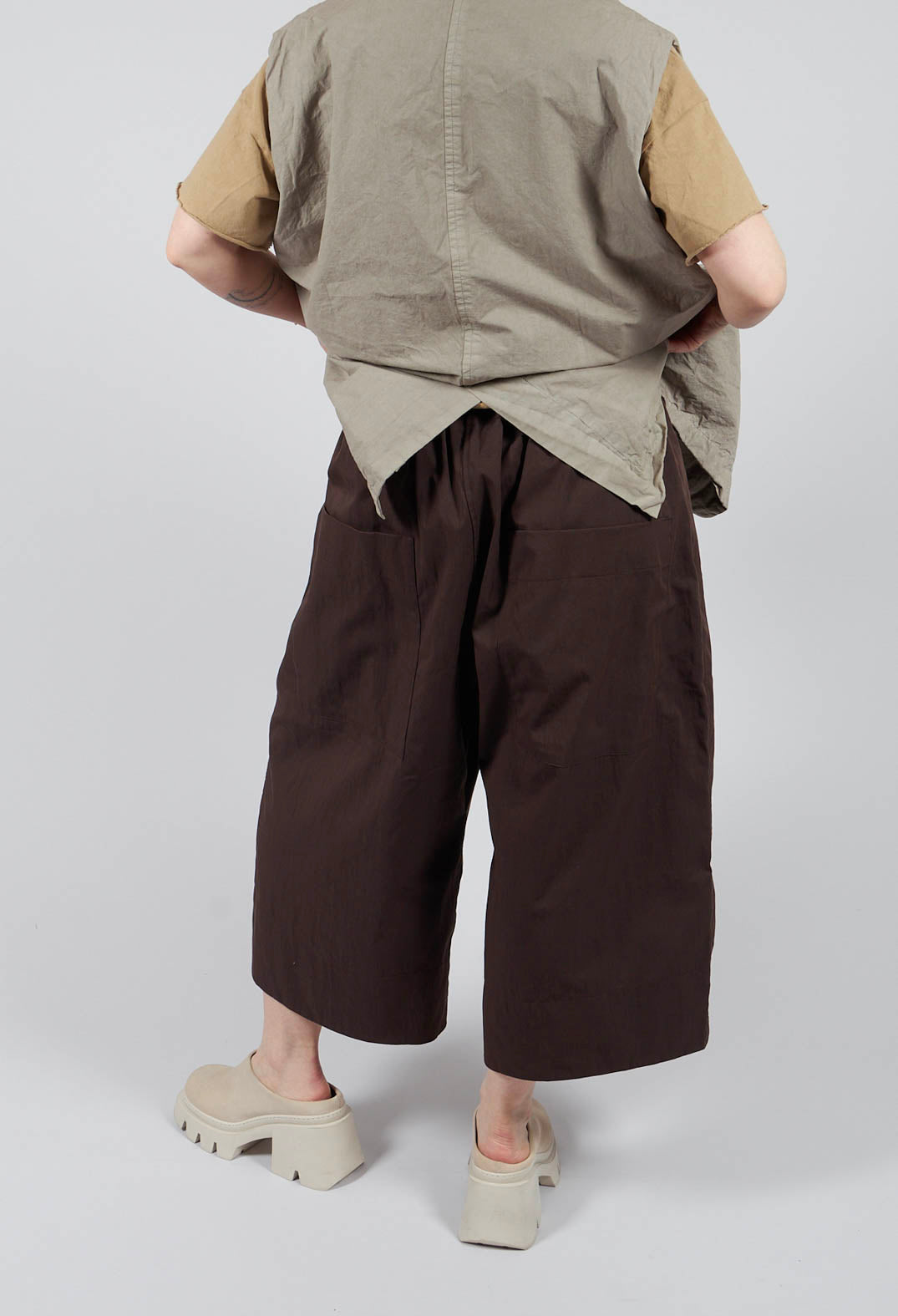 Wide Trousers WG in Brown