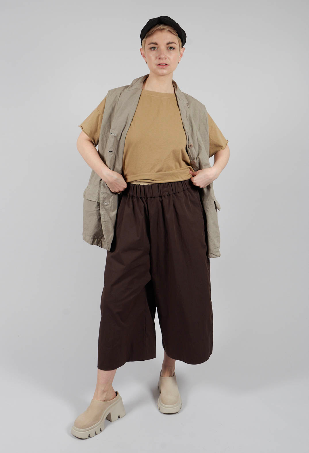 Wide Trousers WG in Brown