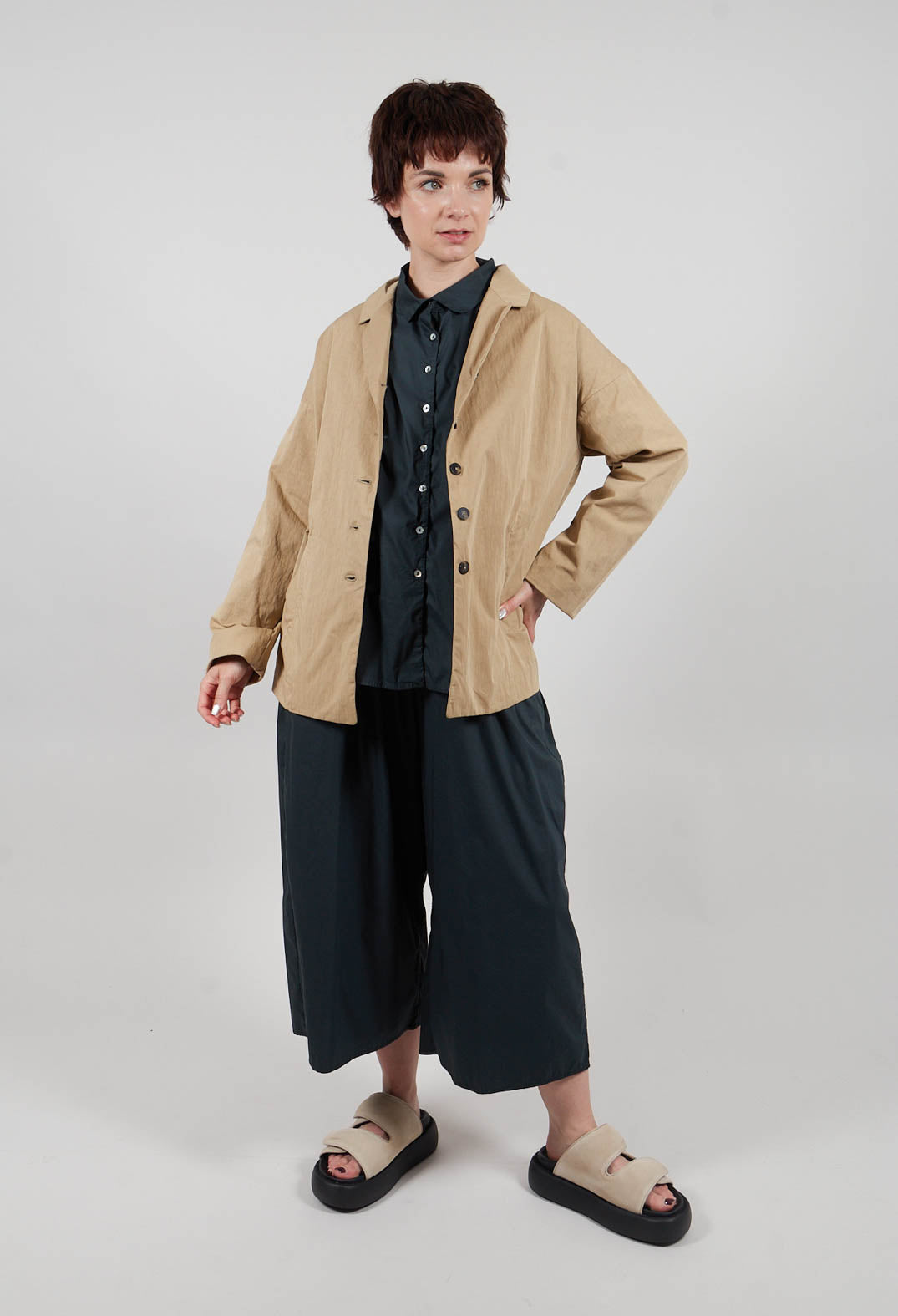 Short Collar Shirt TSL in Thyme