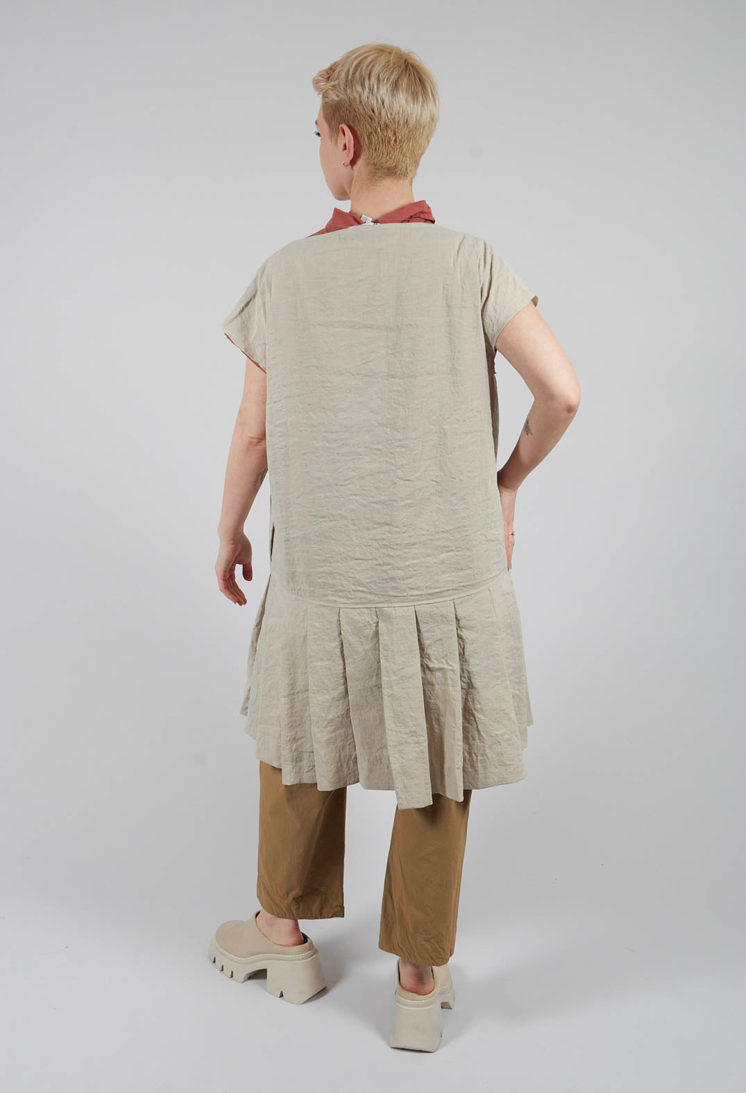 Low Waisted Dress CR in Stone