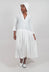 Pleated Collar Dress SC in Milk