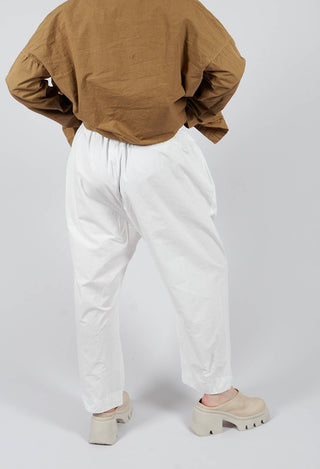 Braghe TC Trousers in Milk