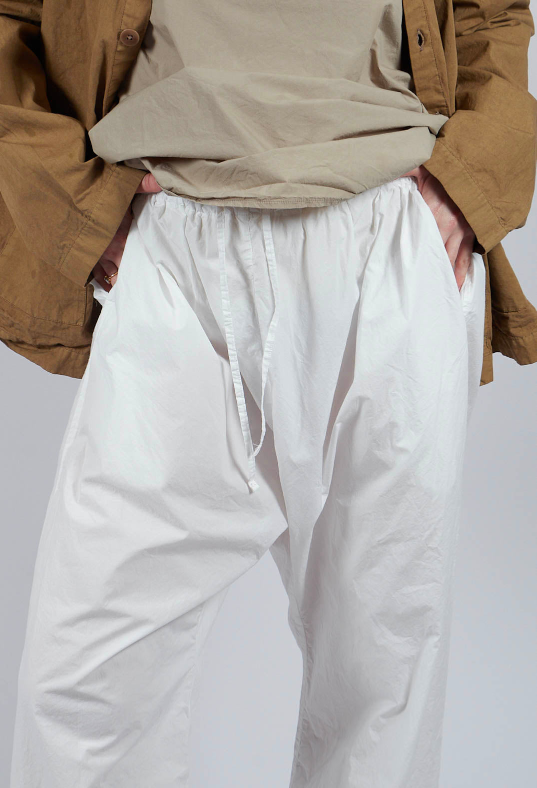 Braghe TC Trousers in Milk