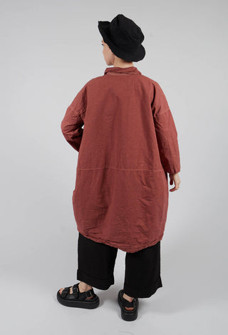 Collar Dress Tasche CC in Coral