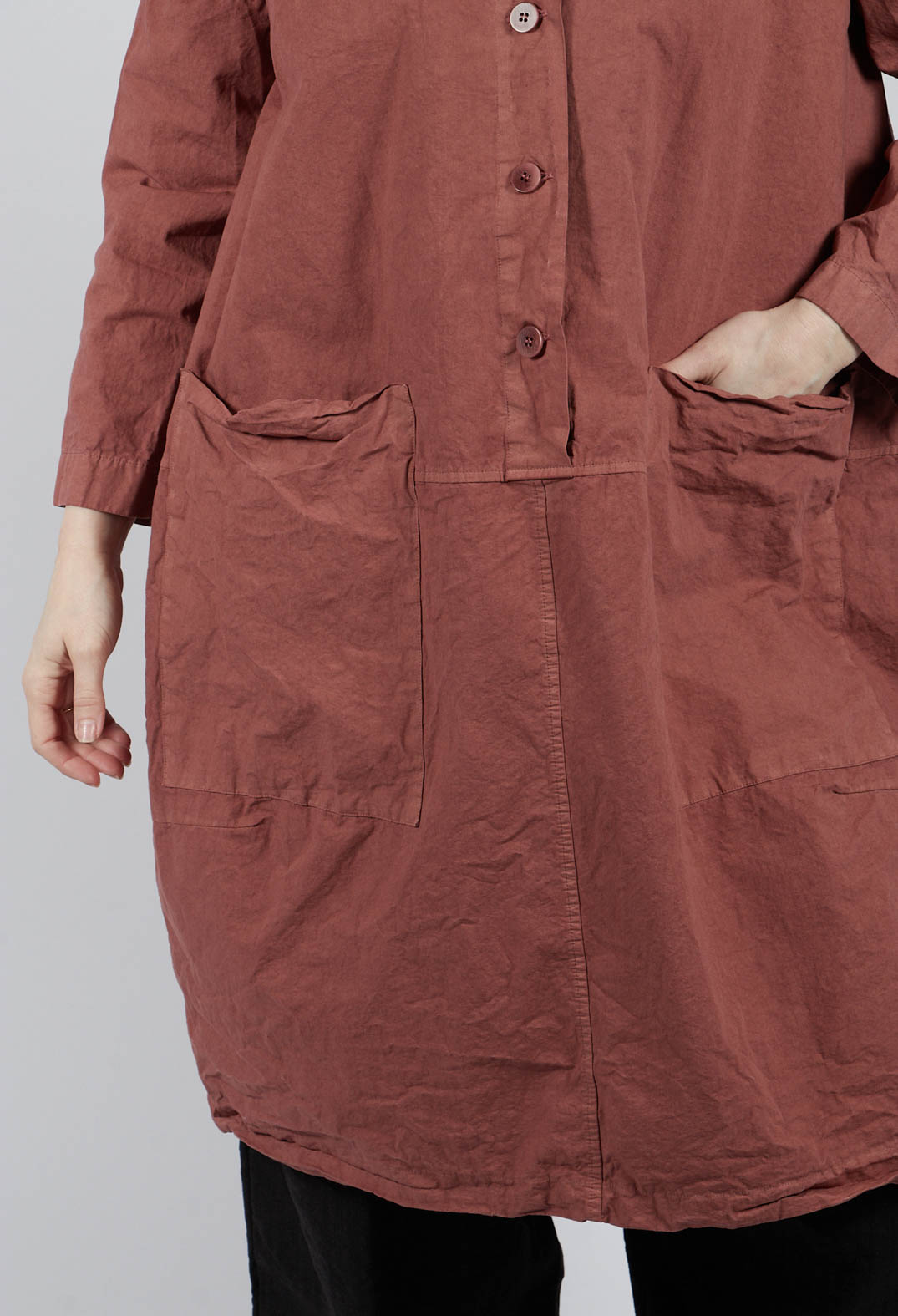 Collar Dress Tasche CC in Coral