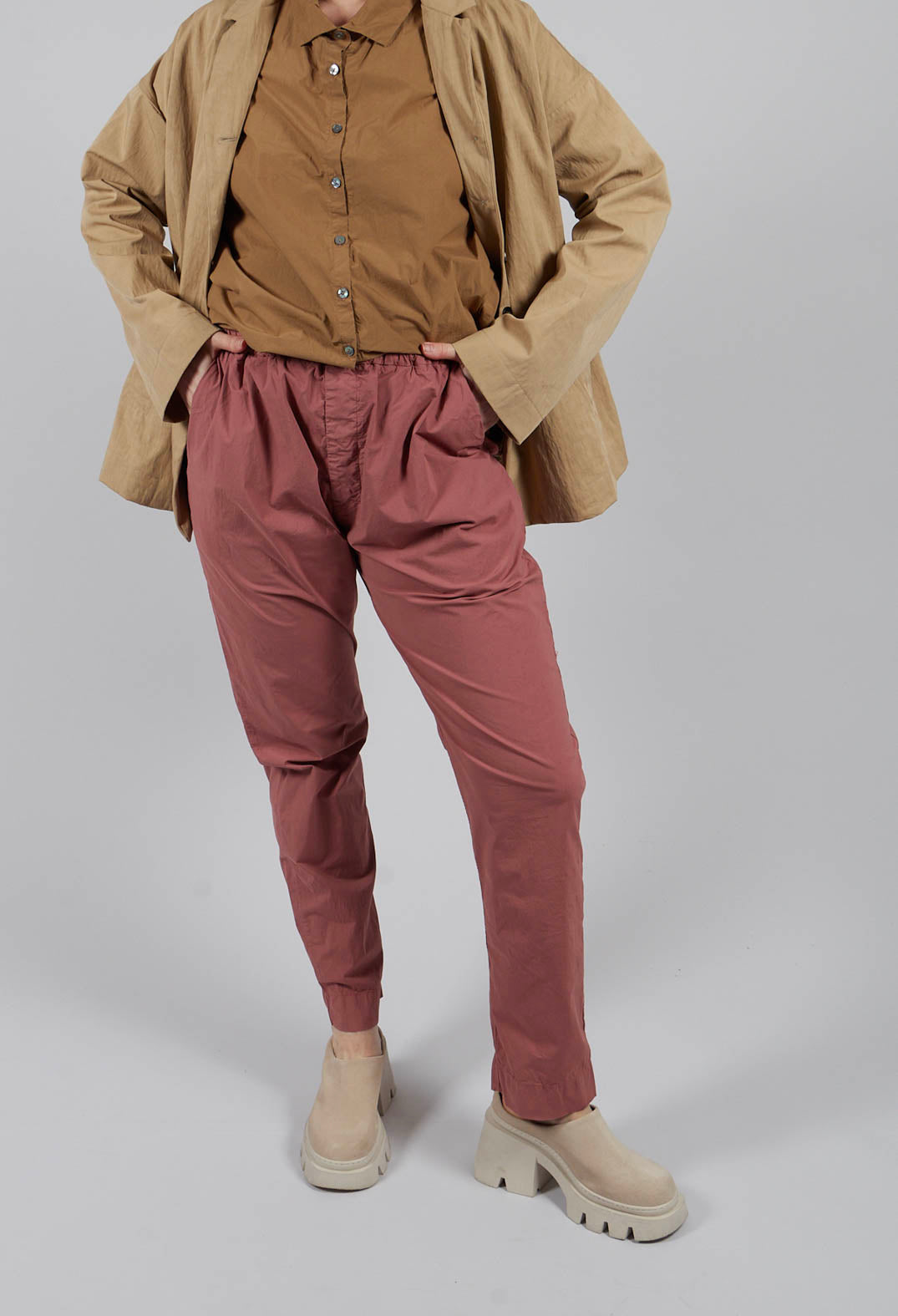 Slim Trousers TS in Coral