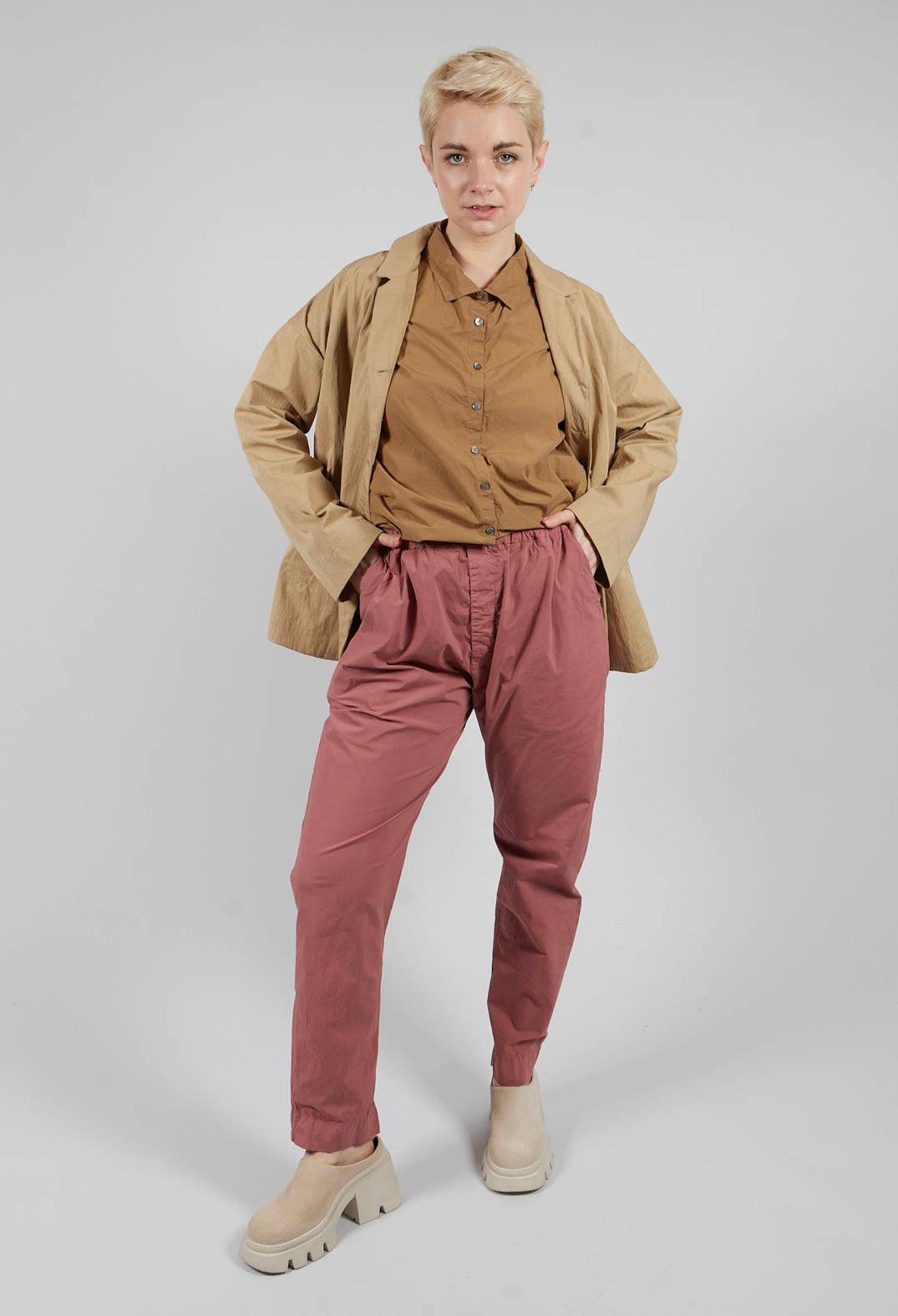 Slim Trousers TS in Coral