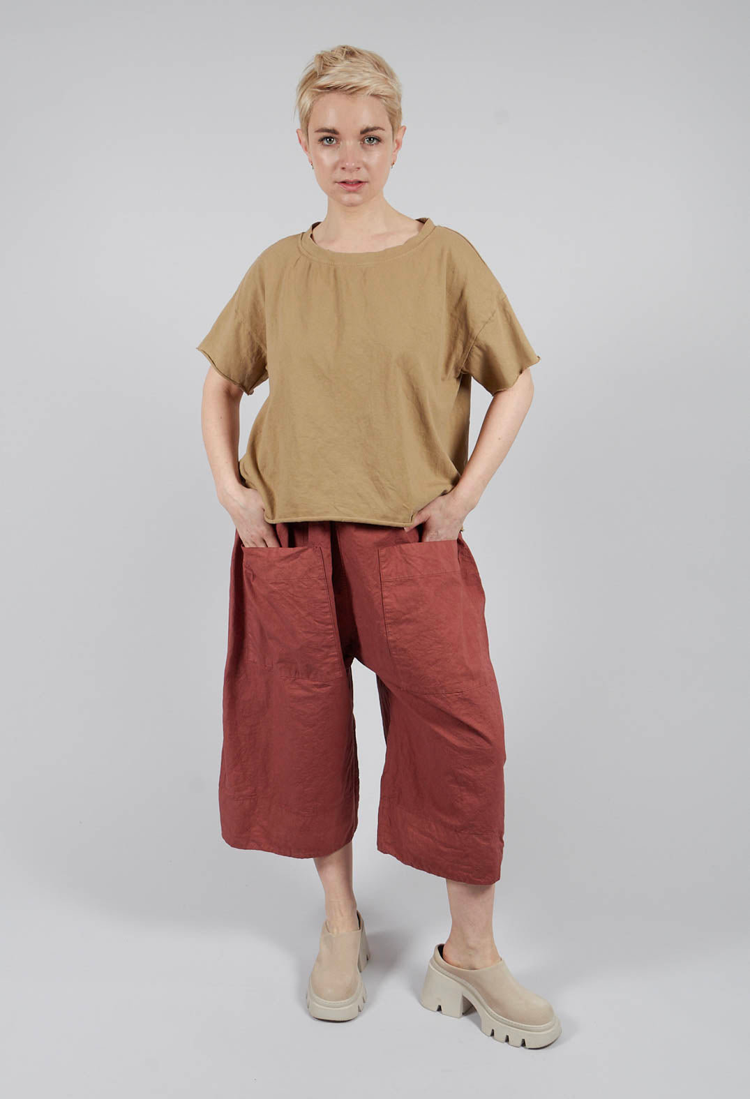 Wide Trousers CC in Coral