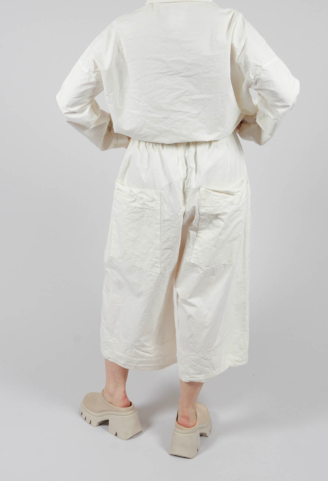 Wide Trousers CC in Milk