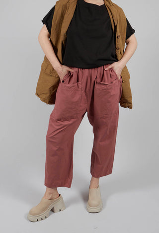 Braghe Tasche Trousers TS in Coral