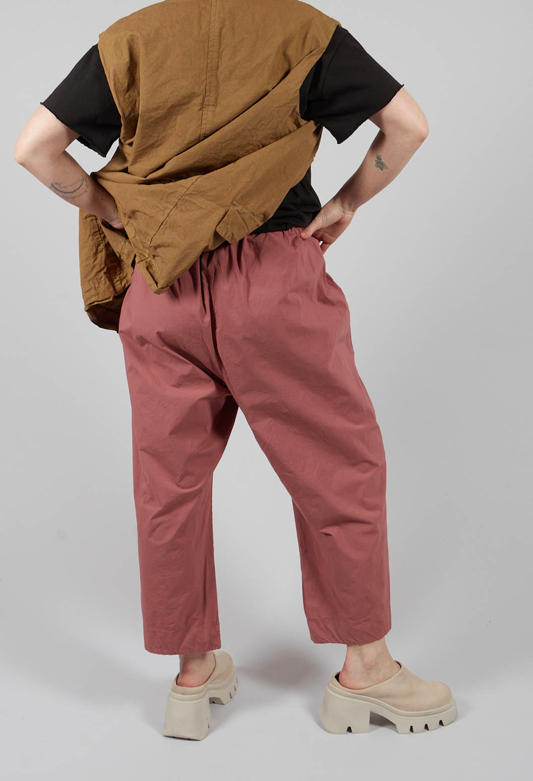 Braghe Tasche Trousers TS in Coral