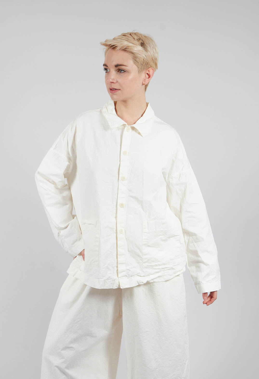 Over Shirt CC in Milk