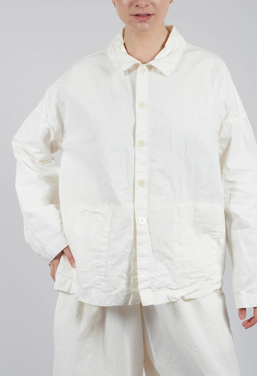 Over Shirt CC in Milk