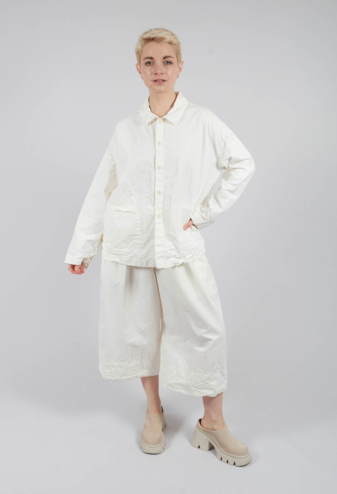 Over Shirt CC in Milk