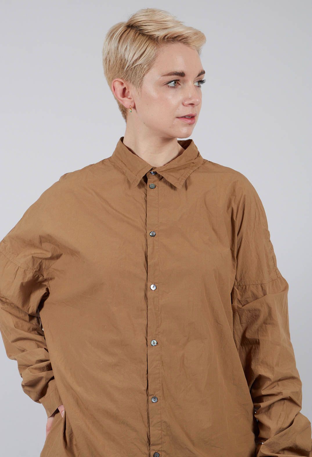 Unisex Collar Shirt TC in Gold