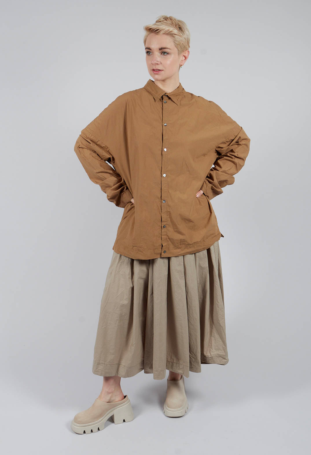 Unisex Collar Shirt TC in Gold