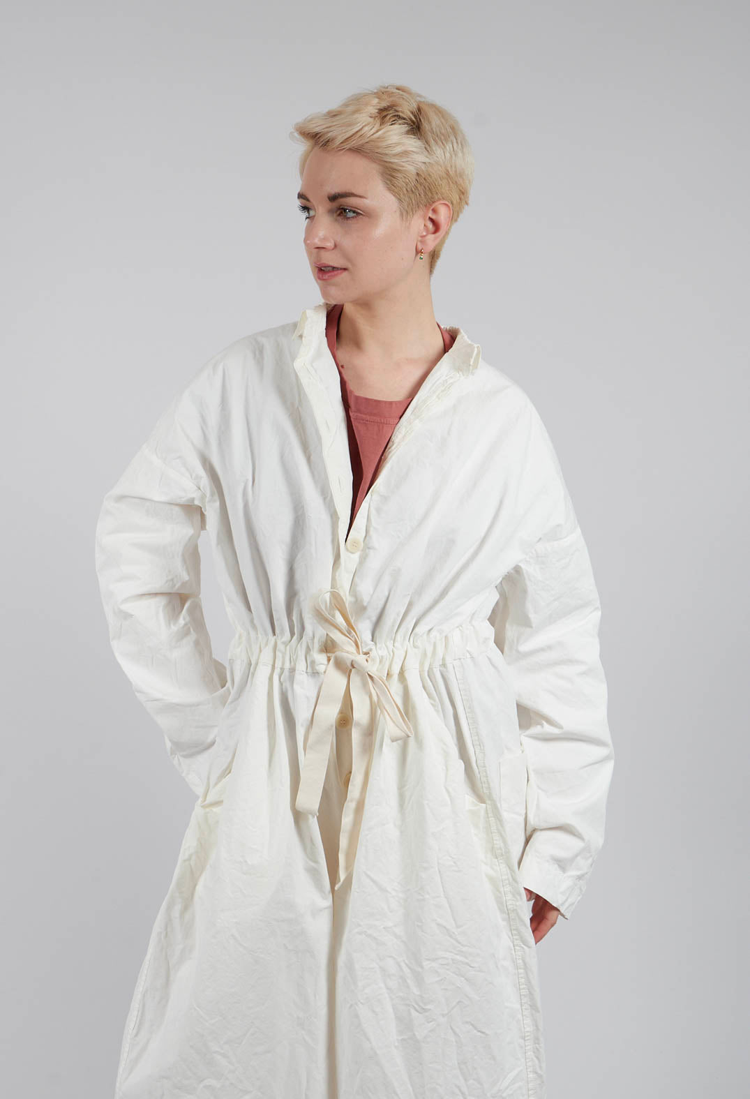 Cargo Jumpsuit CC in Milk