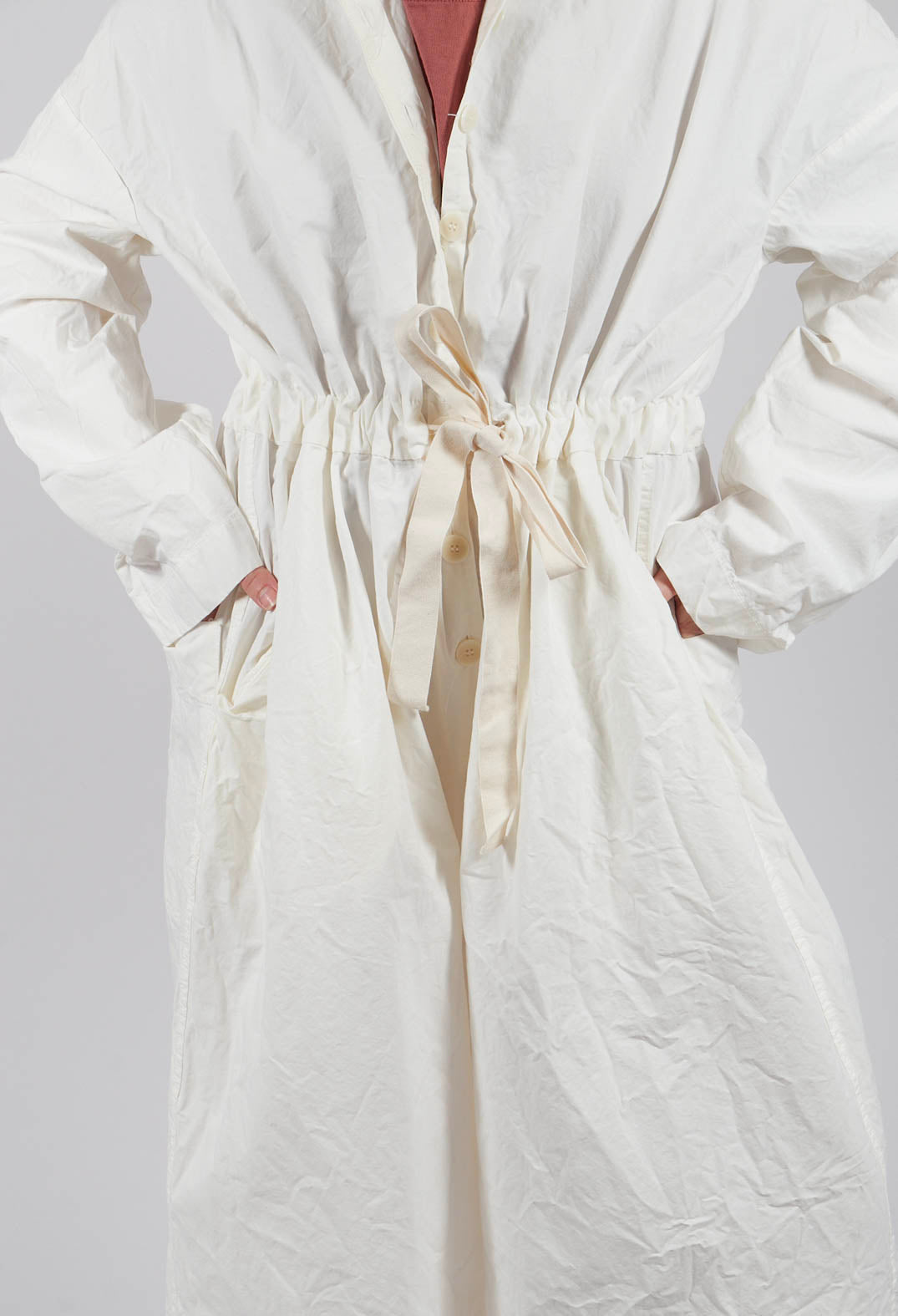 Cargo Jumpsuit CC in Milk