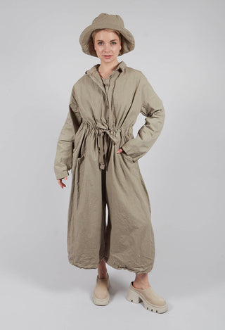 Cargo Jumpsuit CC in Stone
