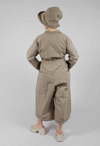 Cargo Jumpsuit CC in Stone