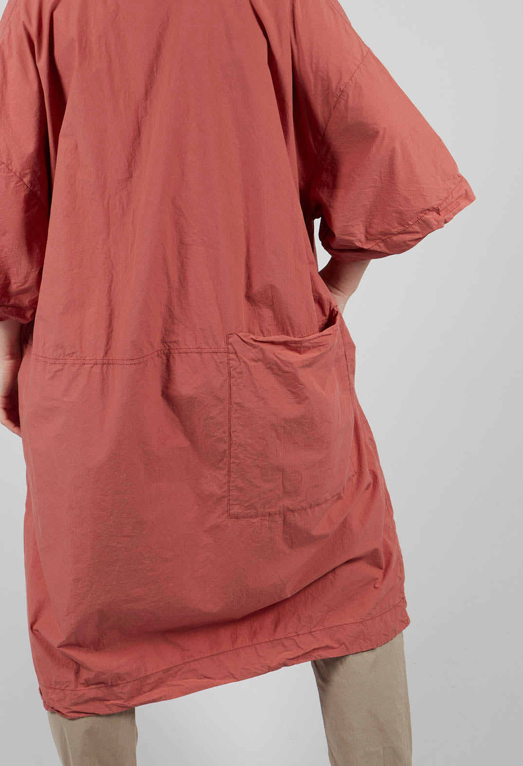 Collar Dress TC in Coral