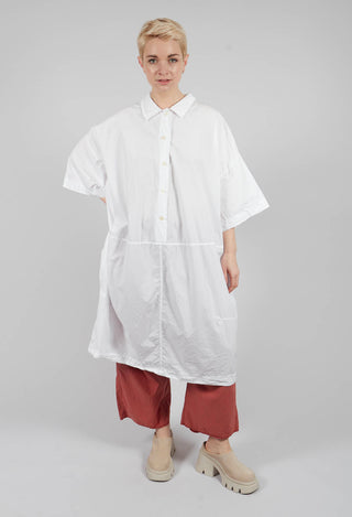 Collar Dress TC in Milk