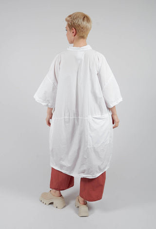 Collar Dress TC in Milk