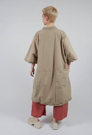 Collar Dress TC in Stone