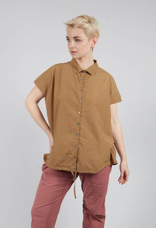 Short Sleeveless Shirt TC in Gold