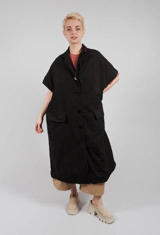 Sleeveless Coat CC in Brown