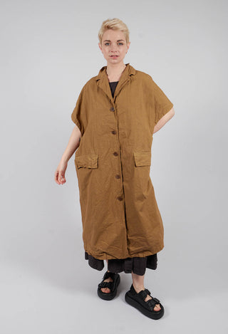 Sleeveless Coat CC in Gold