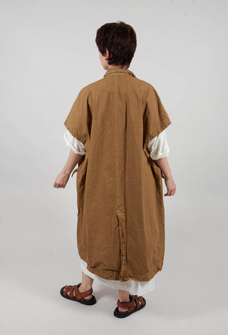 Sleeveless Coat CC in Gold