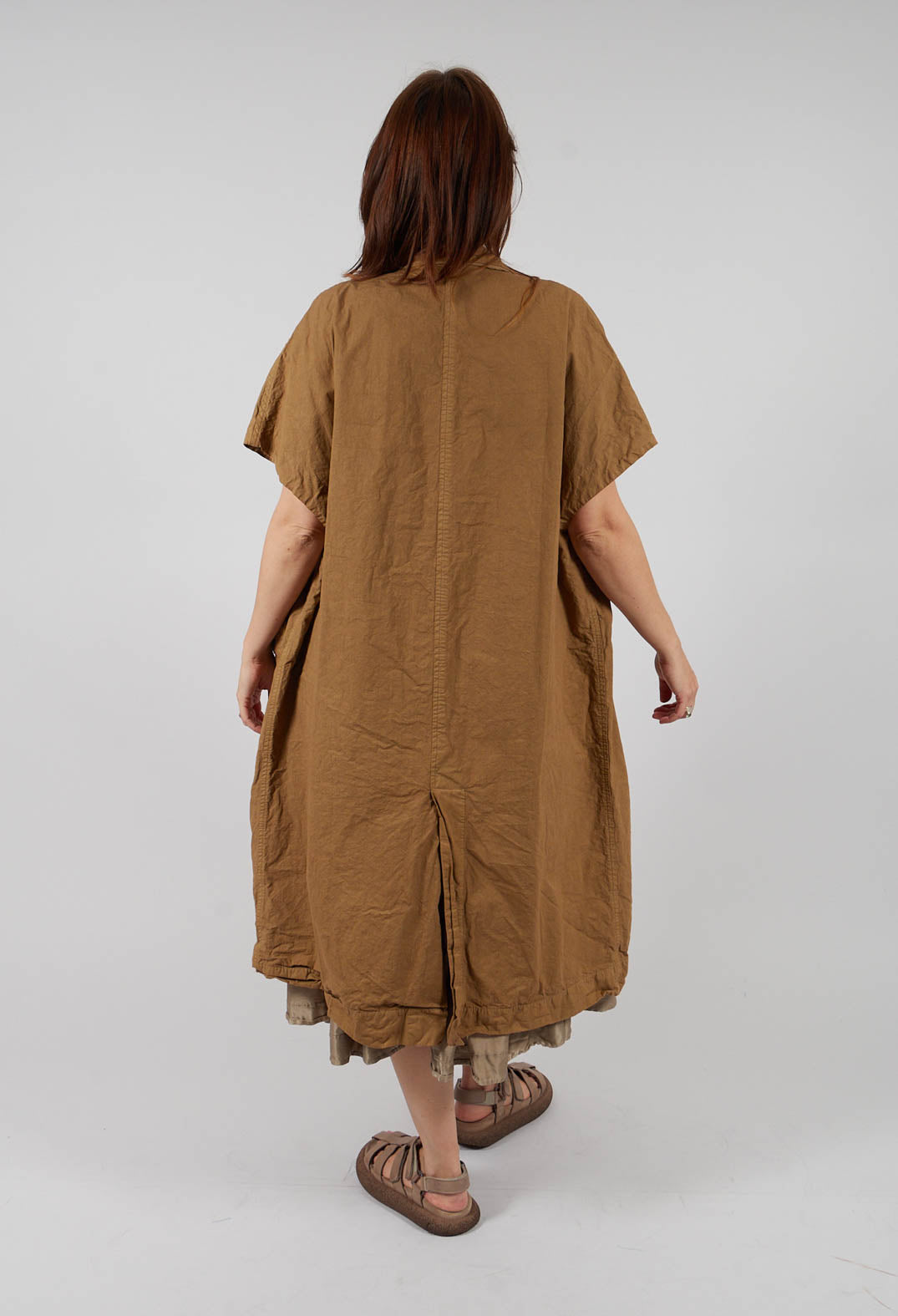 Sleeveless Coat CC in Gold