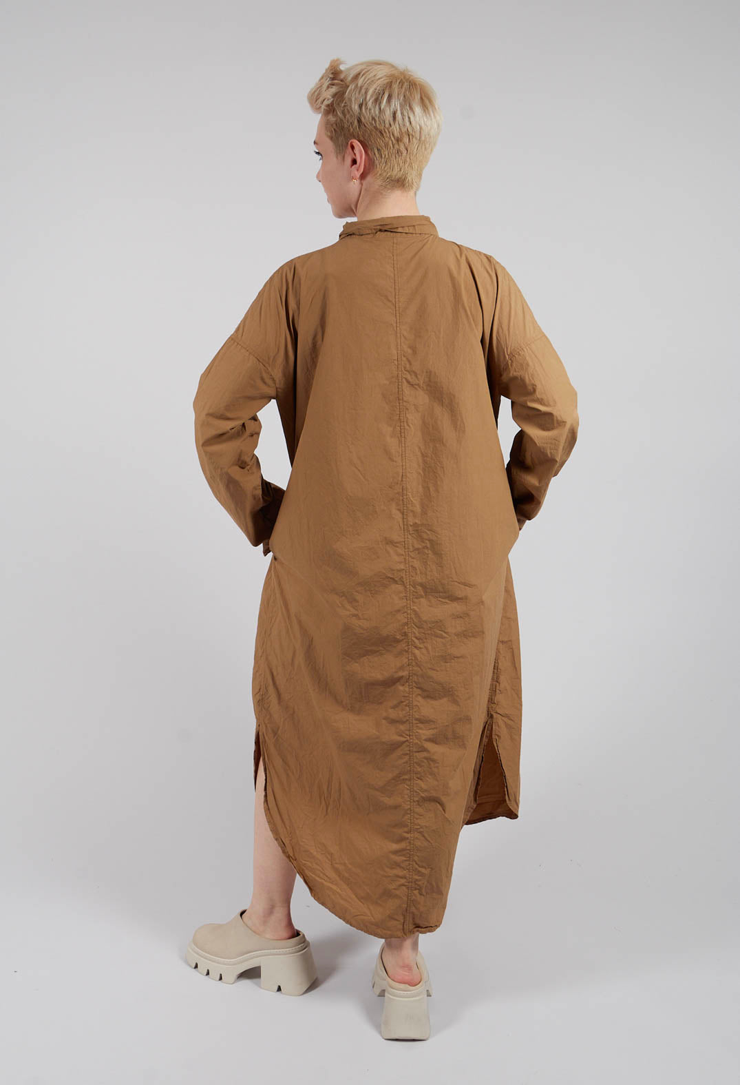 Long Shirt Dress TC in Gold