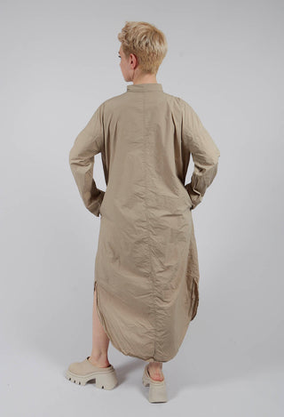 Long Shirt Dress TC in Stone