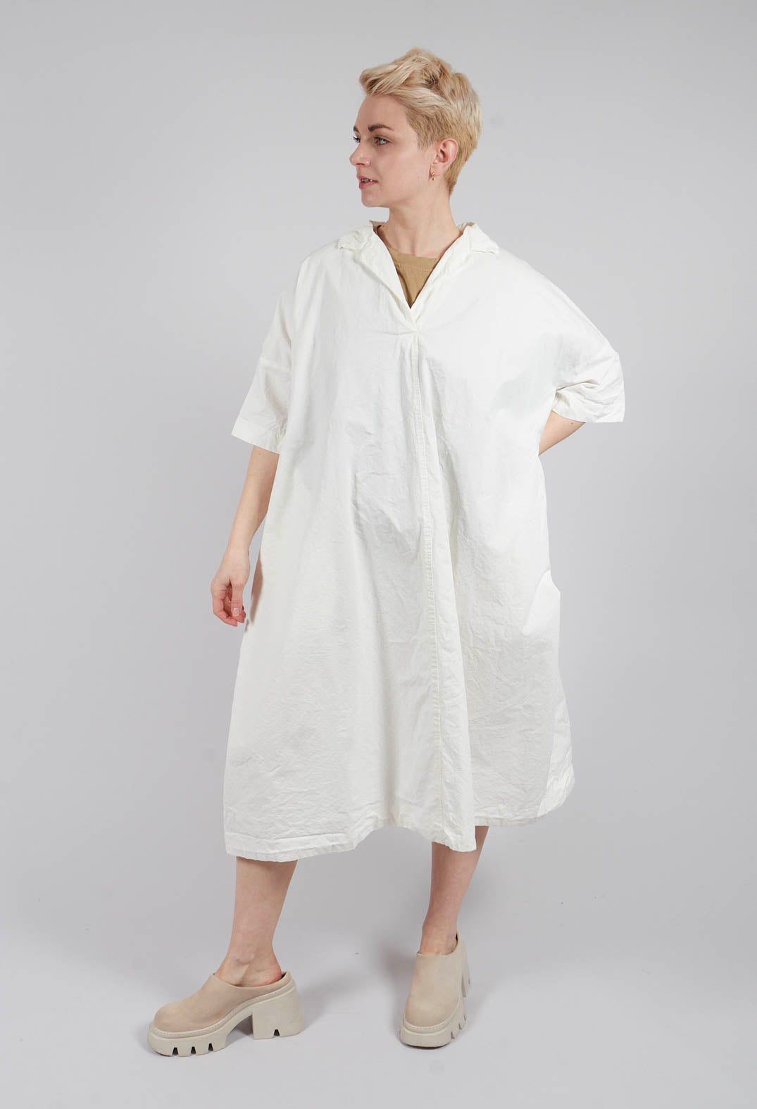 Vareuse Dress CC in Milk