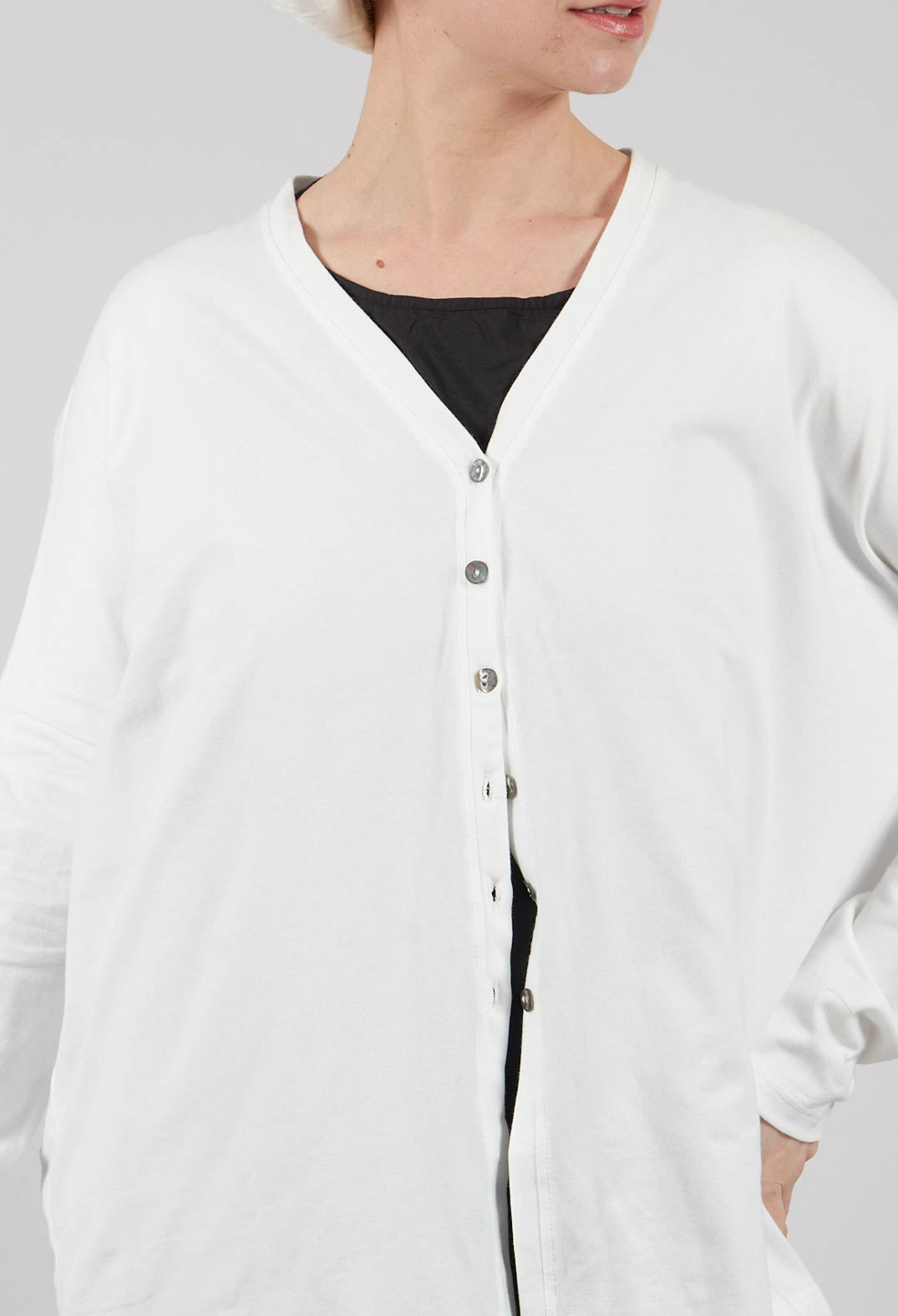 Cardigan JS in Milk