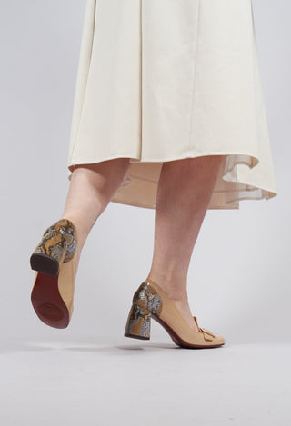 Somota Buckle Heel in Sand