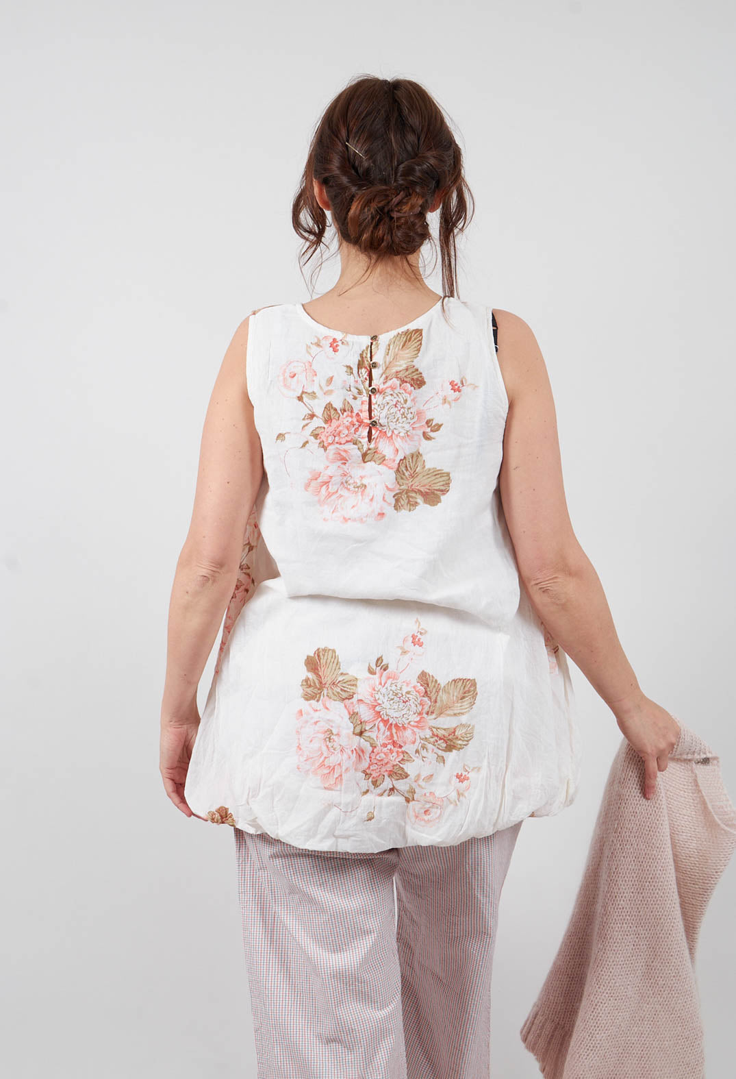 Achille Tunic in Cotton Fleurs
