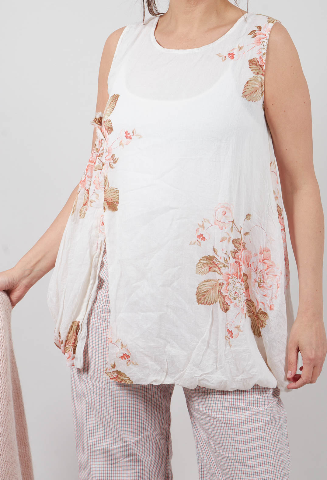 Achille Tunic in Cotton Fleurs