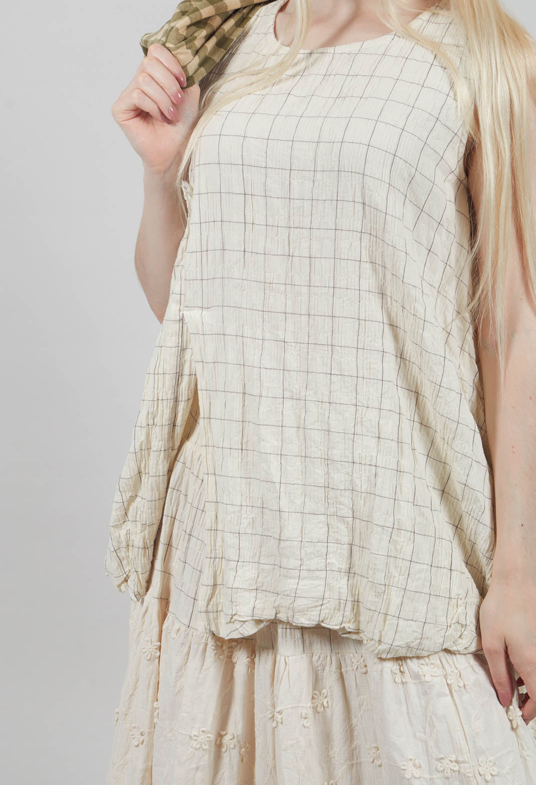 Achille Tunic in Carreaux