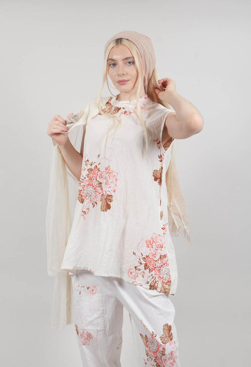 Gabin Tunic in Cotton Fleurs