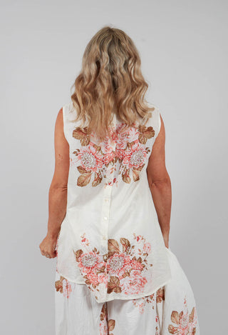 Gabin Tunic in Cotton Fleurs