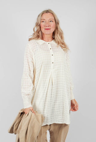 Carola Shirt in Etamine Ecru