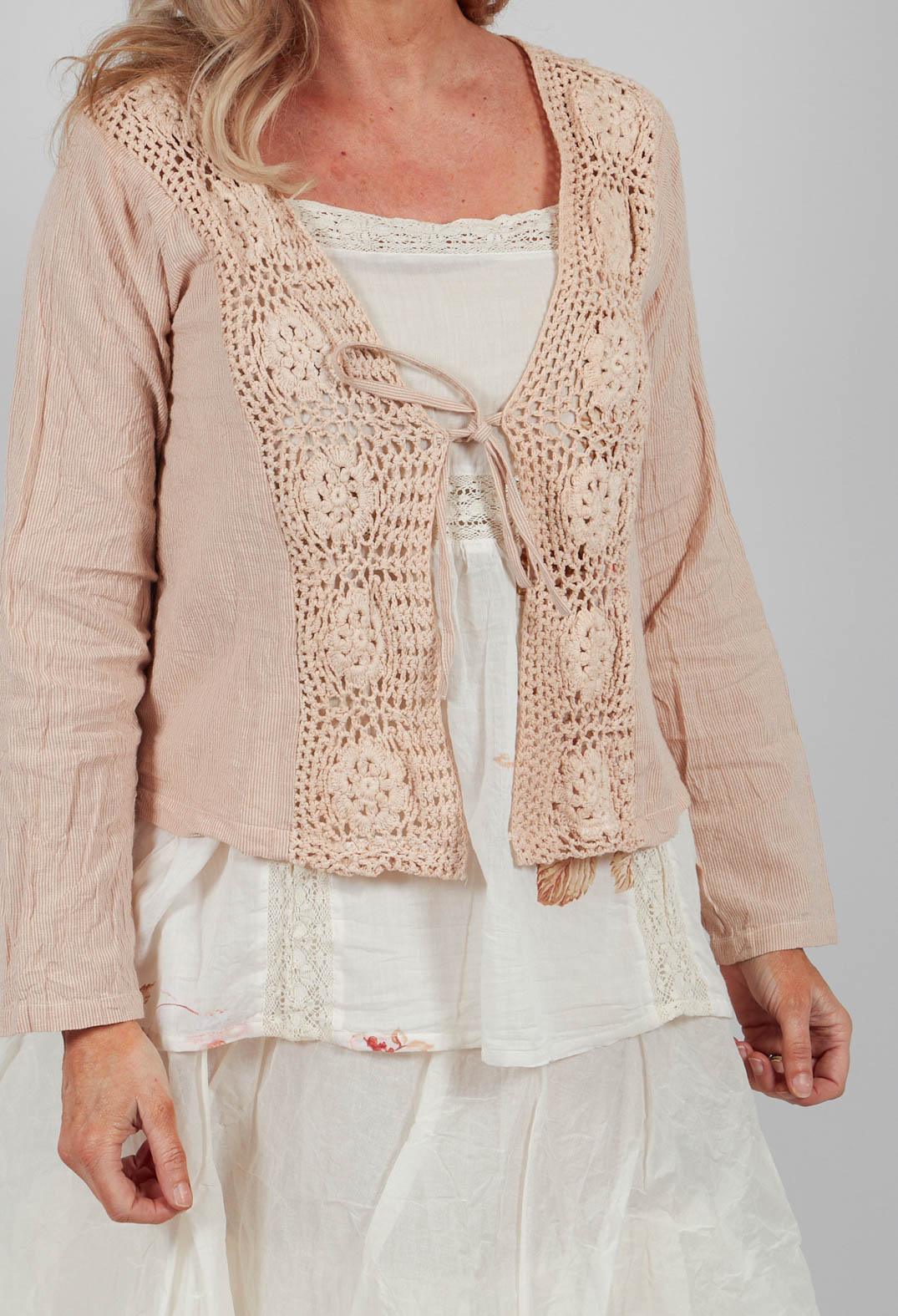 Chantal Top in Cotton Raye Rose
