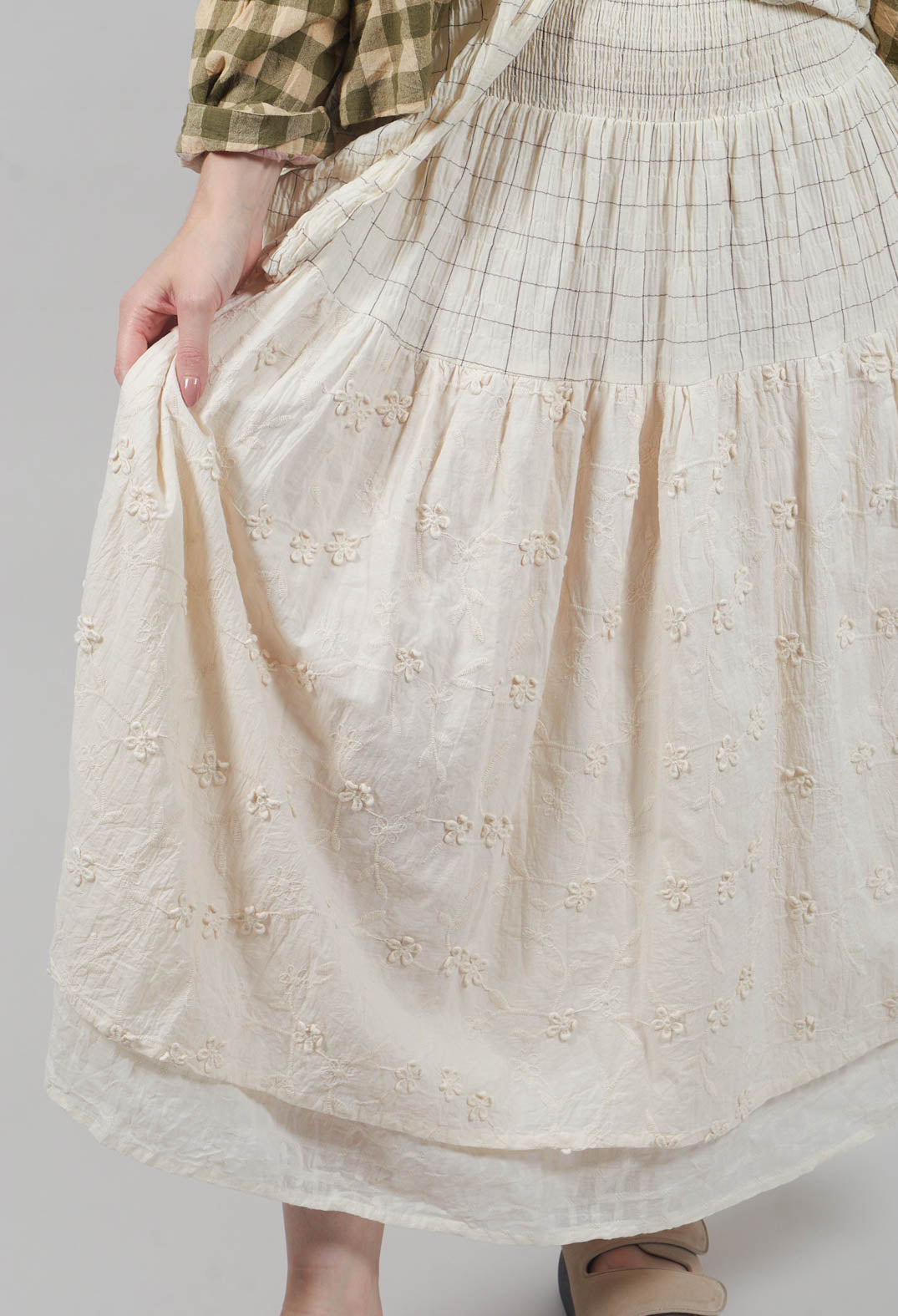 Bruna Skirt in Carreaux