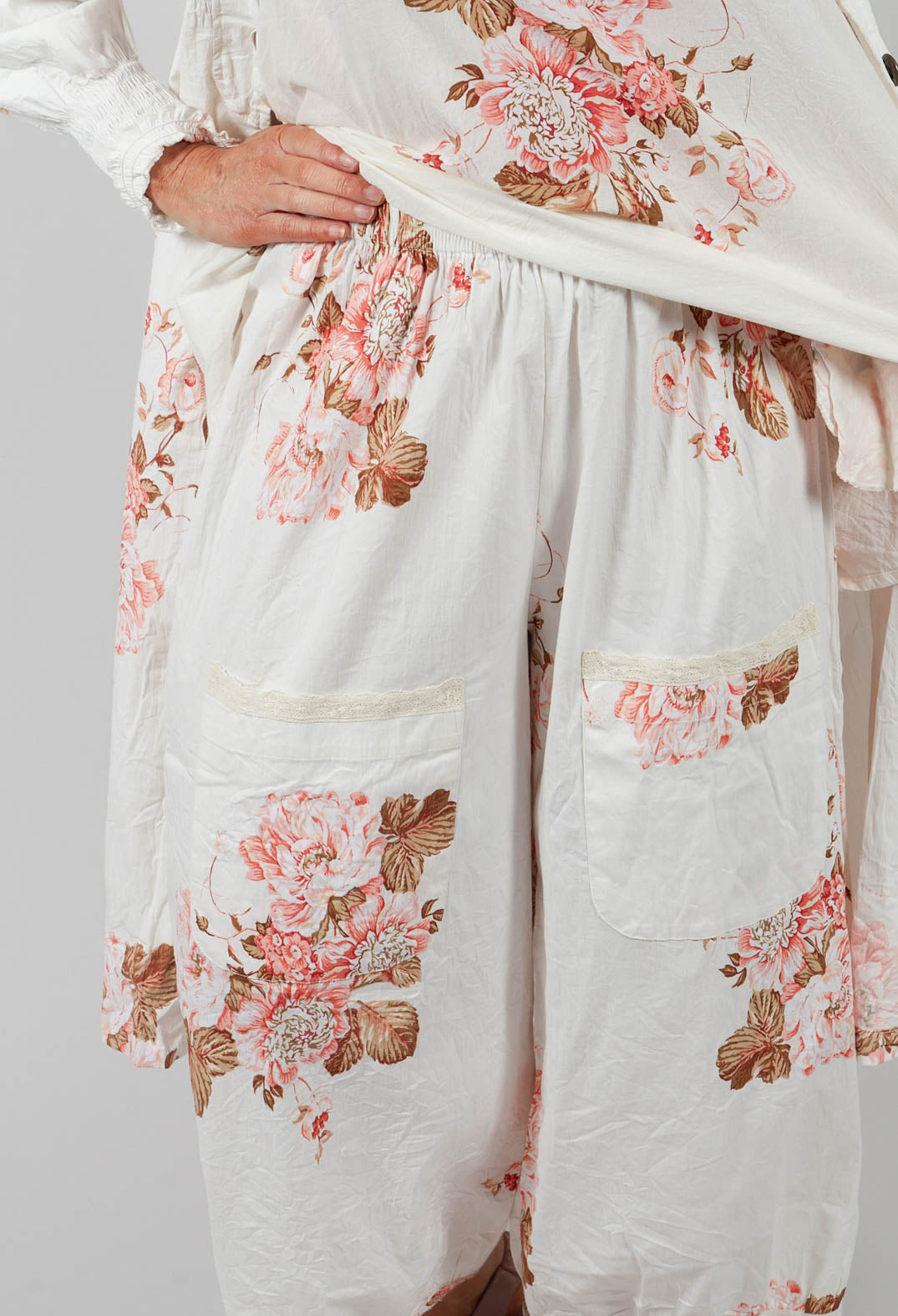 Gus Pants in Popeline Fleurs