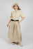 Shirt Dress in Beige