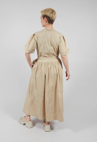 Shirt Dress in Beige